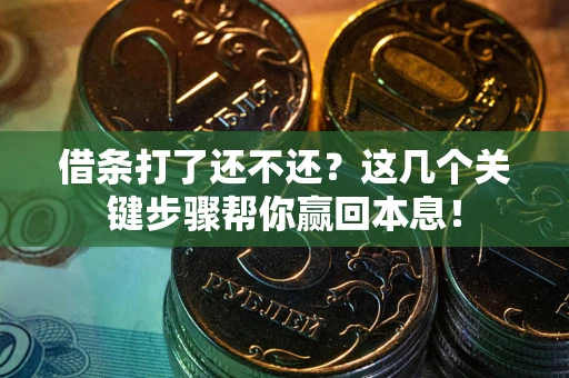 武汉借条打了还不还？这几个关键步骤帮你赢回本息！