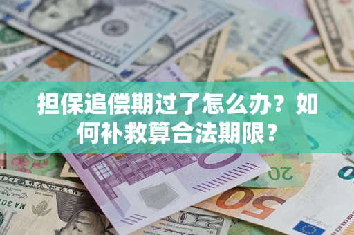 武汉担保追偿期过了怎么办？如何补救算合法期限？