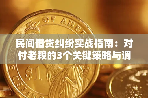 武汉民间借贷纠纷实战指南：对付老赖的3个关键策略与调解盲区解析