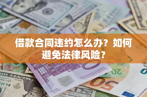 武汉借款合同违约怎么办？如何避免法律风险？