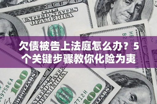 武汉欠债被告上法庭怎么办？5个关键步骤教你化险为夷