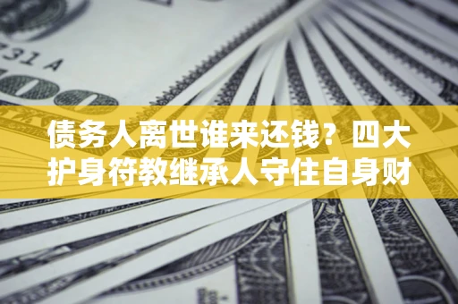 武汉债务人离世谁来还钱？四大护身符教继承人守住自身财产